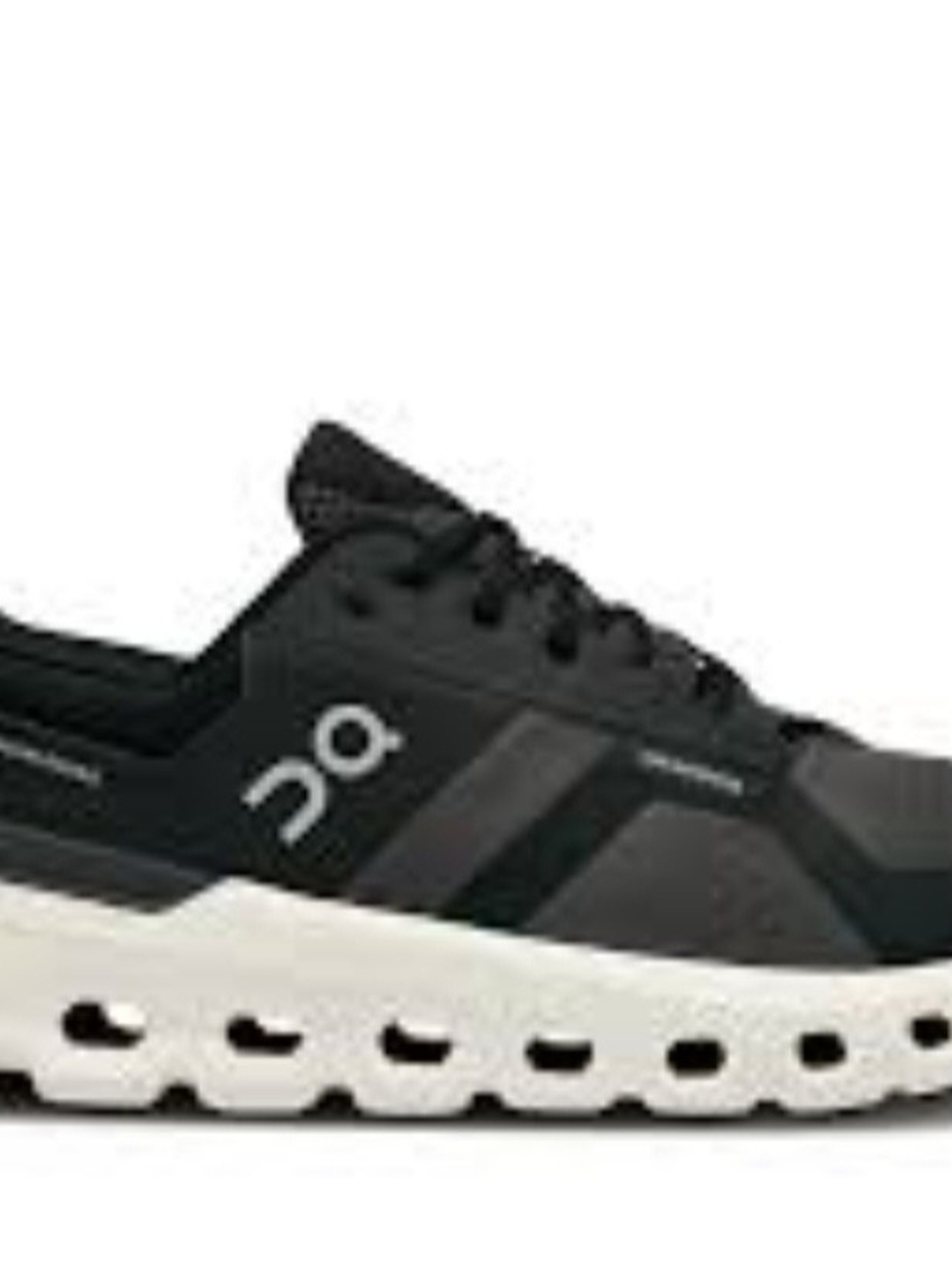 On Running Women's Black and White Cloud Sneaker